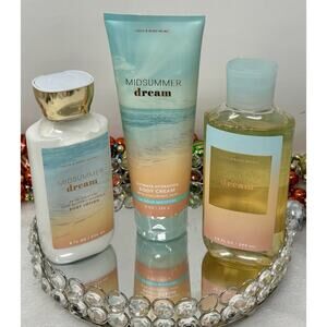 Bath & Body Works Midsummer Dream Bundle ~ Body Cream, Body Lotion & Shower Gel